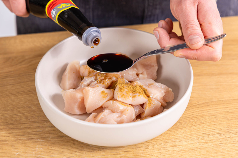 Hähnchen marinieren