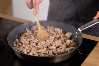 Hackfleisch anbraten