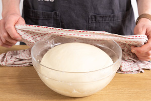 Aufgegangener Teig