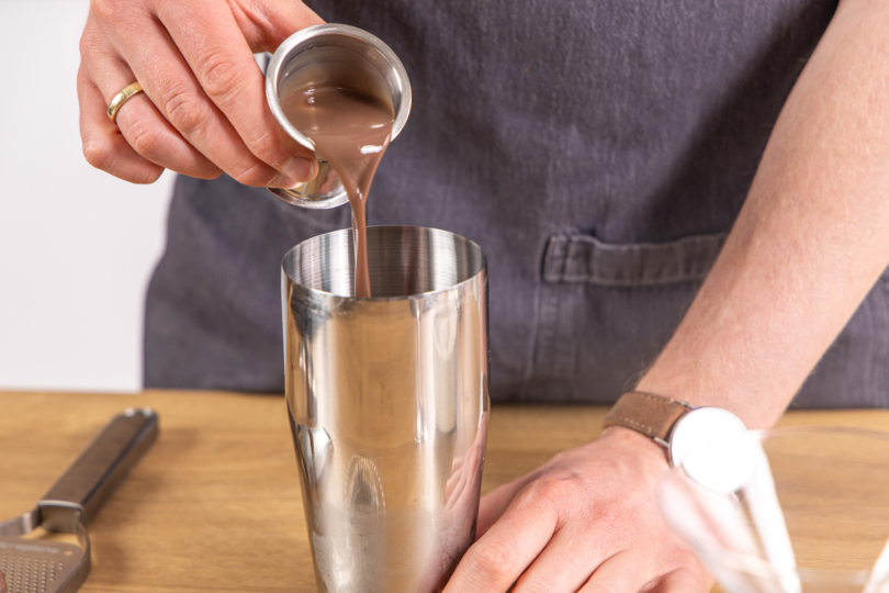 Creme de Cacao dazugeben