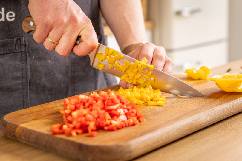 Paprika schneiden