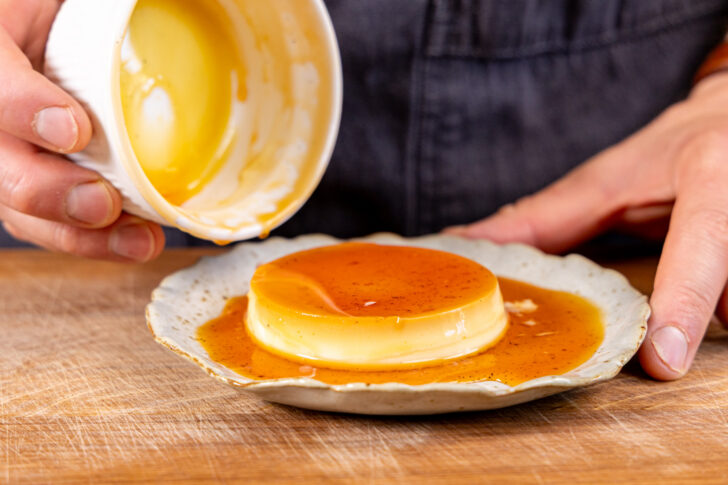 Flan stürzen