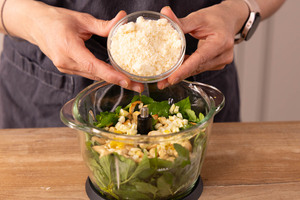 Parmesan dazugeben