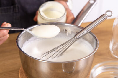 Joghurt dazugeben
