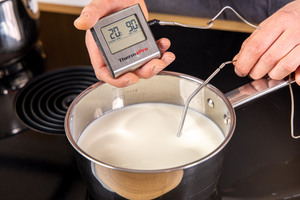 Milch erhitzen