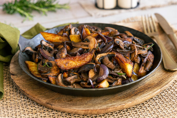 Kartoffel Pilz Pfanne
