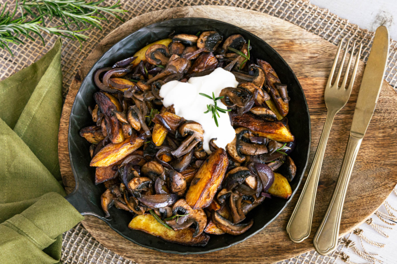 Kartoffel Pilz Pfanne