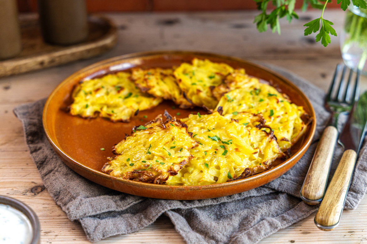 Kartoffelpuffer aus der Heißluftfritteuse