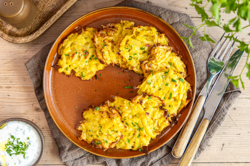 Kartoffelpuffer aus der Heißluftfritteuse