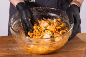 fertig angemischter Kimchi