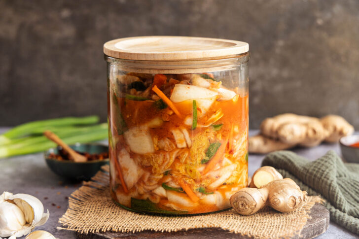 Koreanisches Kimchi frontal