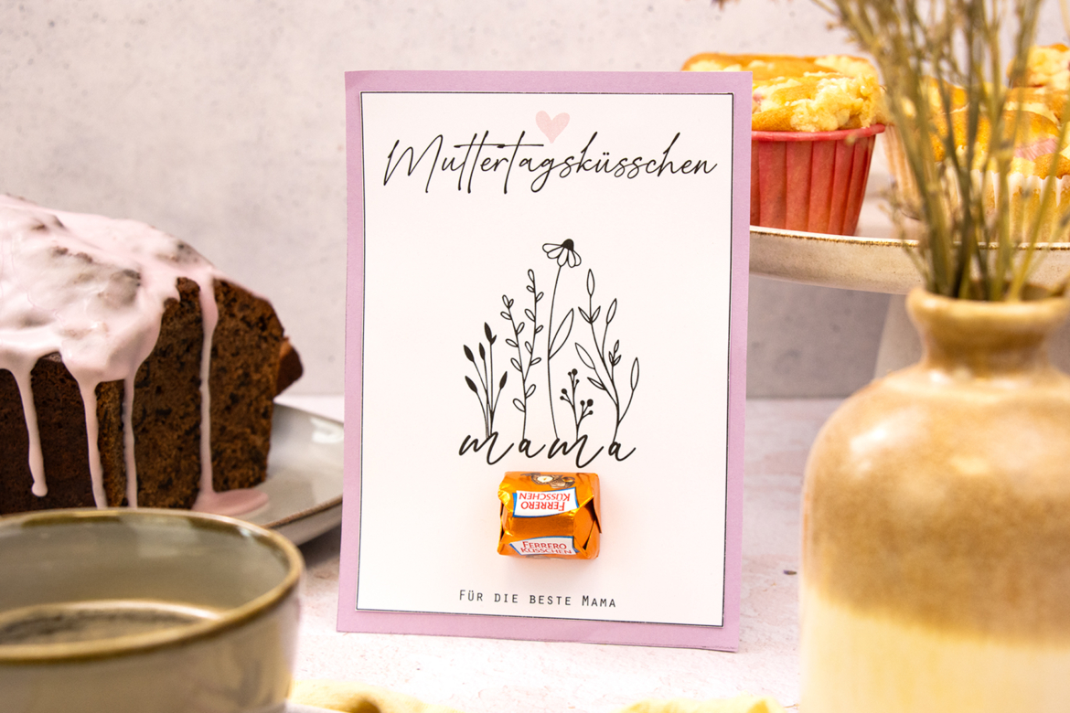 Karte zum Muttertag basteln