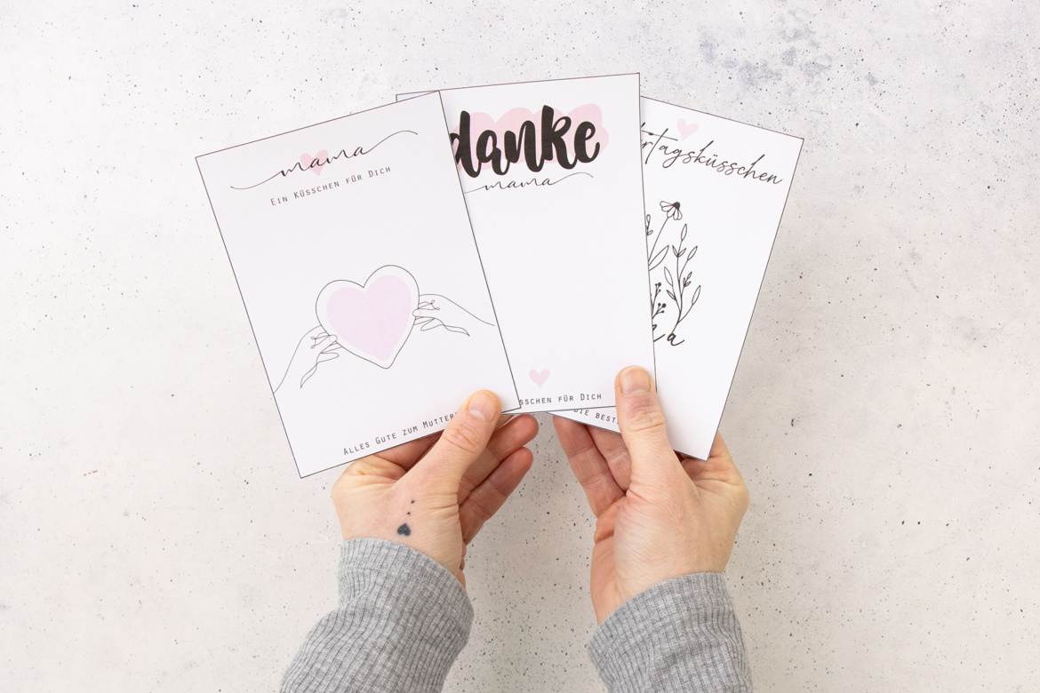 Muttertagskarte basteln