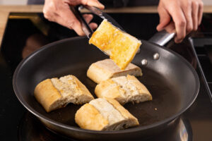 Ciabatta anrösten