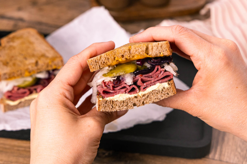 Pastrami Sandwich New York Style