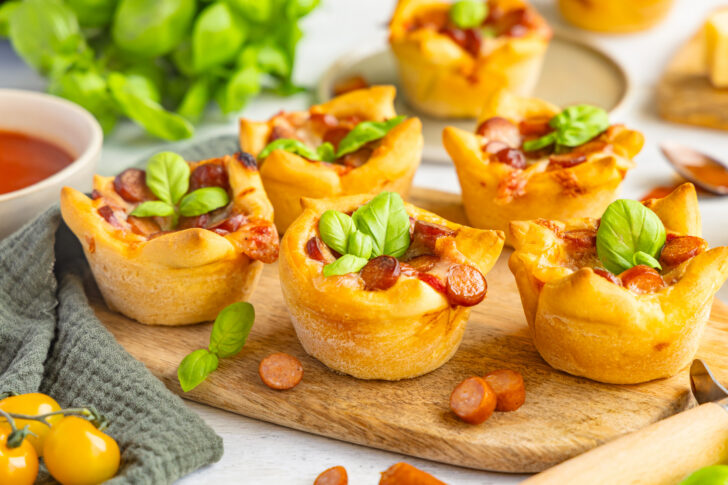 Pizzamuffins mit Fertigteig