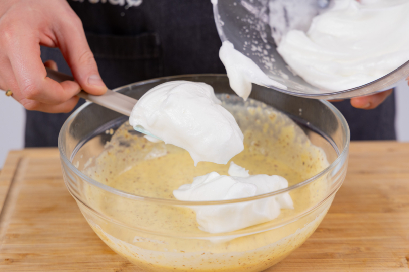 Eischnee unterheben