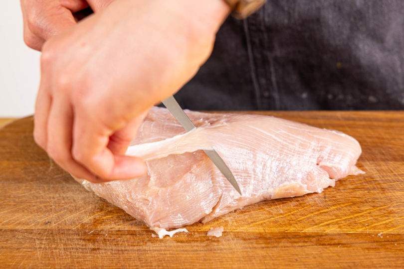Fleisch parieren
