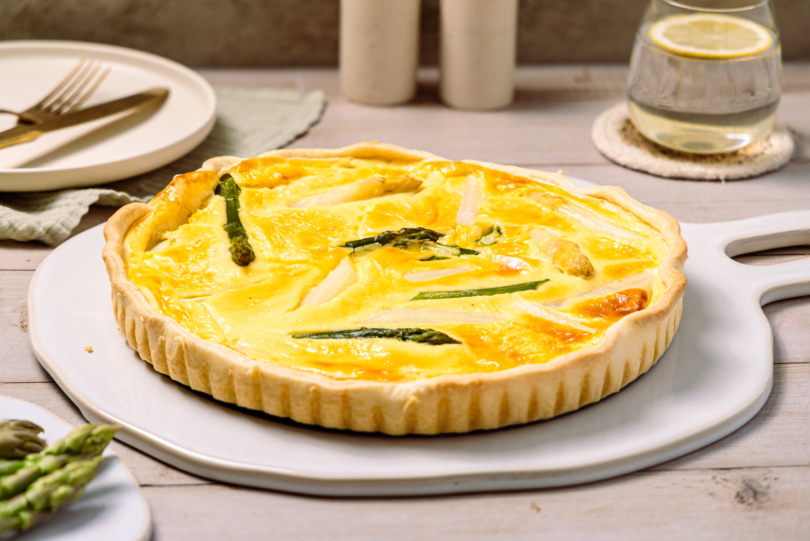 Schnelle Spargelquiche