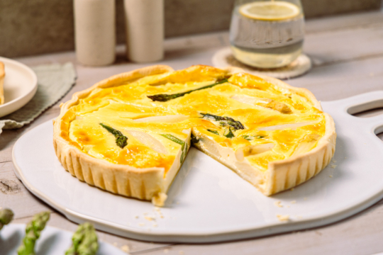Schnelle Spargelquiche