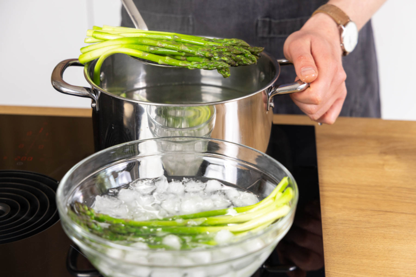 Spargel blanchieren