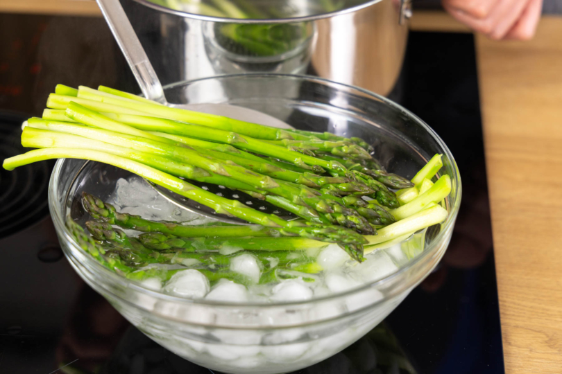Spargel blanchieren