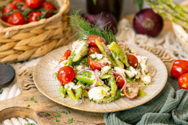 Spargelsalat mit Feta