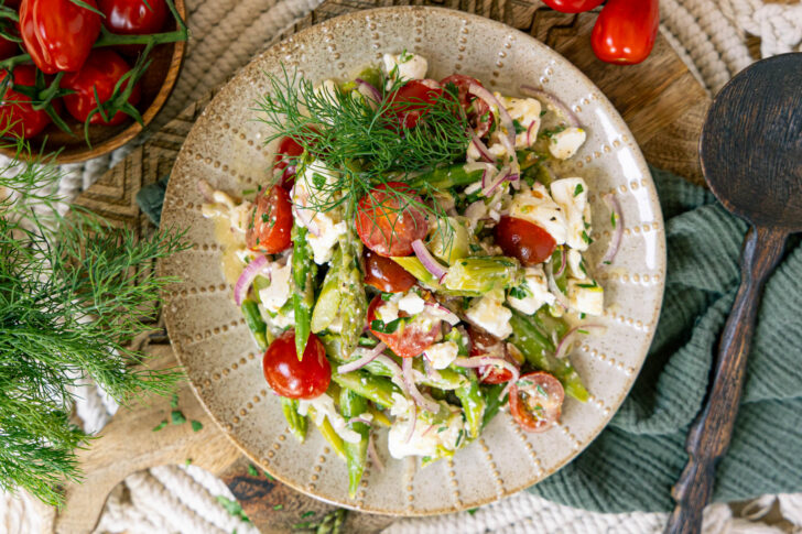 Spargelsalat mit Feta