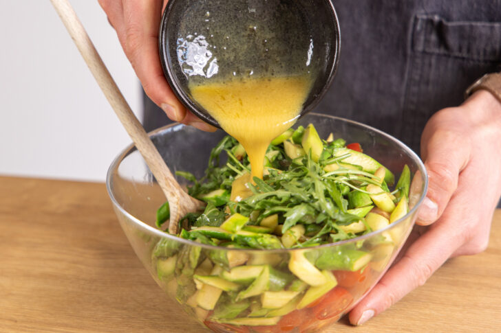 Dressing dazugeben