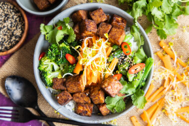Tempeh kusprig braten