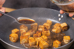 Marinade dazugeben