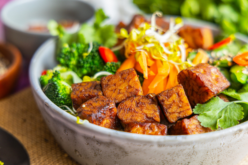 Tempeh knusprig braten