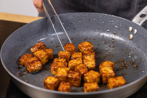 Tempeh knusprig braten