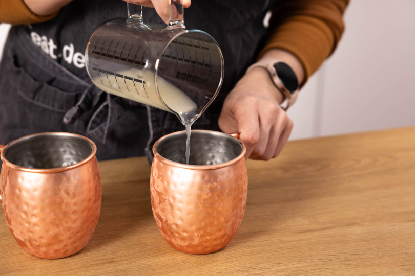 Limettensaft dazugeben