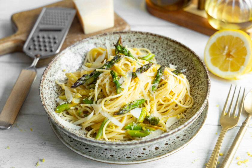 Zitronen-Spargel-Pasta