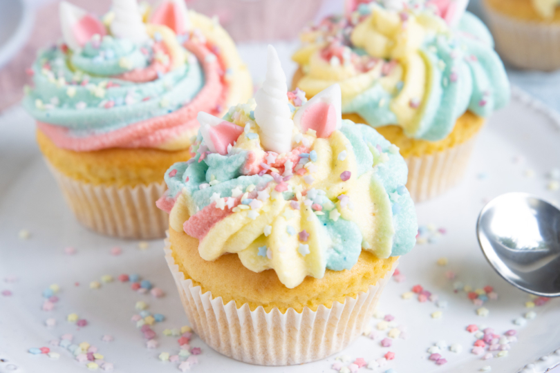 Einhorn Muffins