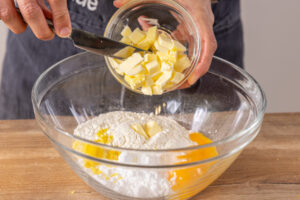Butter dazugeben