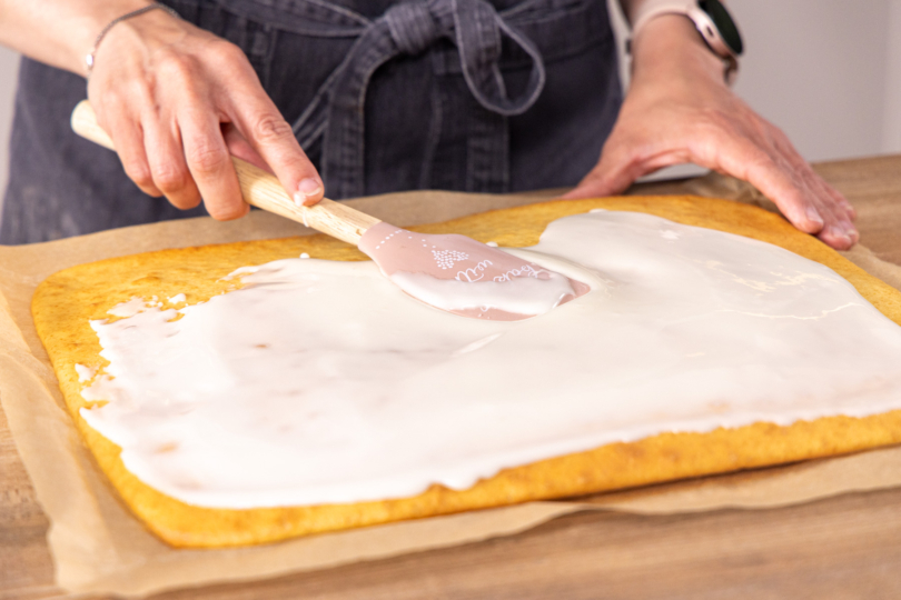 Fantakuchen glasieren