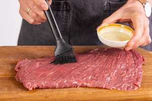 Fleisch einölen