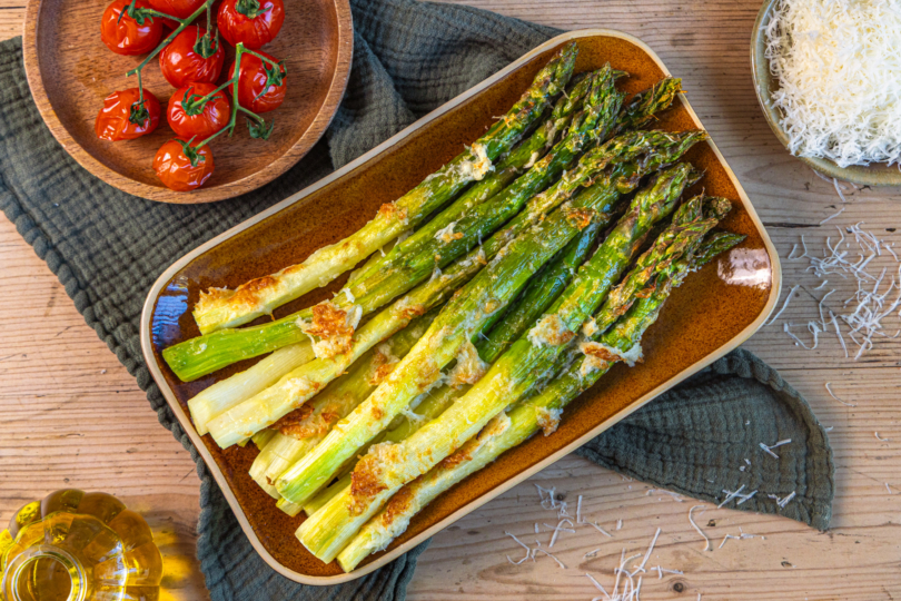 Grüner Spargel aus dem Airfryer