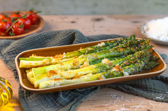 Grüner Spargel aus dem Airfryer