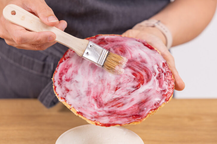 Oberen Boden glasieren