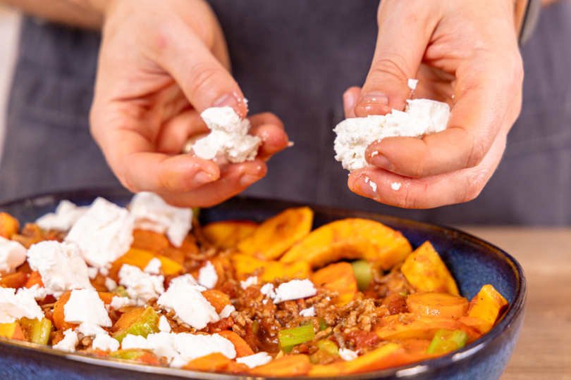 Feta dazugeben