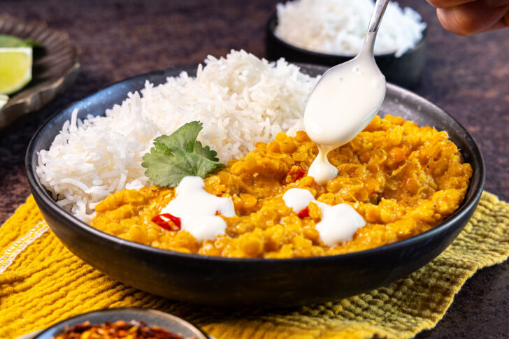 Linsencurry toppen