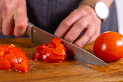 Tomaten schneiden