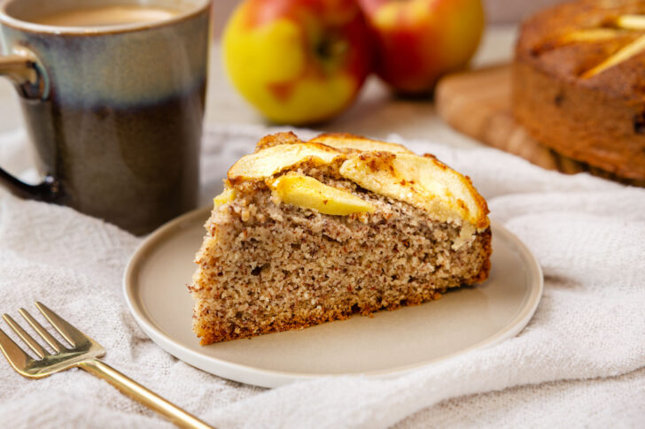 Stück Low Carb Apfelkuchen