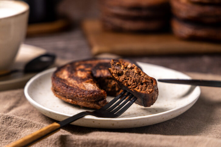 Fluffige Schoko Pancakes