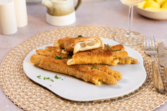Spargel Cordon Bleu