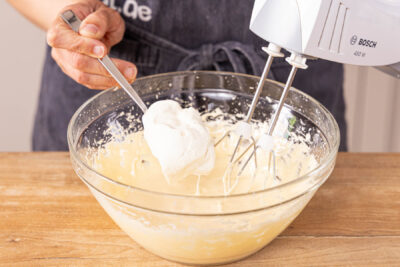 Mascarpone unterheben