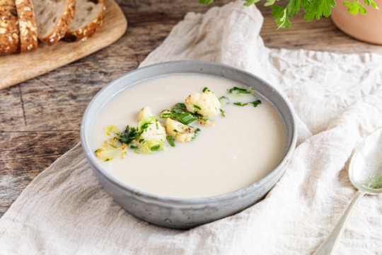 Vegane Blumenkohlsuppe